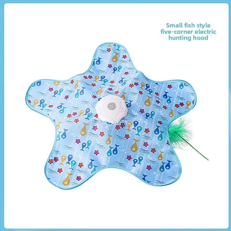 Cat Toys Interactive Hide and Seek Cat Toy with Mouse 