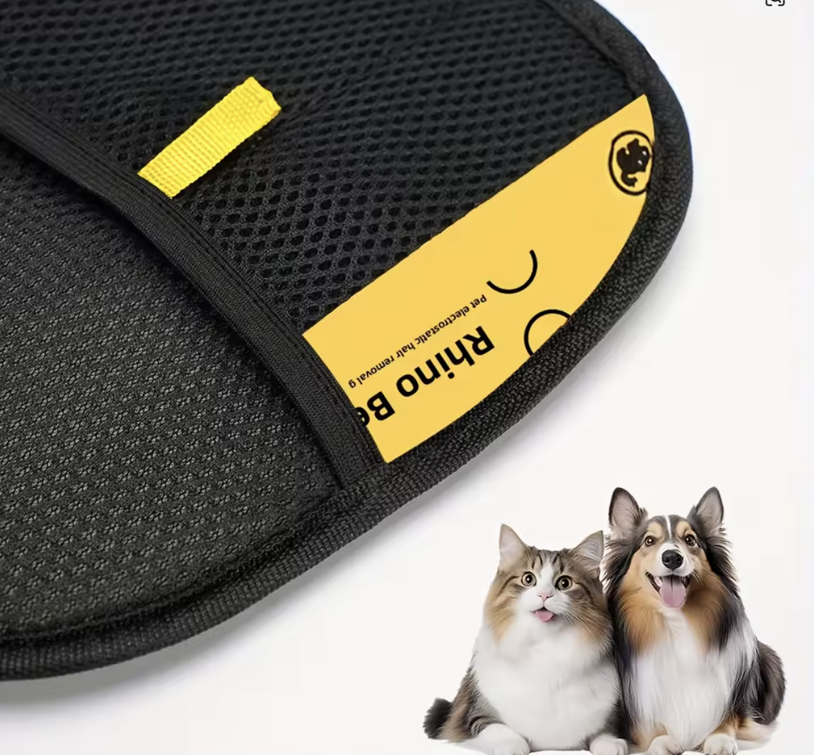 Electrostatic Pet Hair Removal Gloves for Dogs & Cats