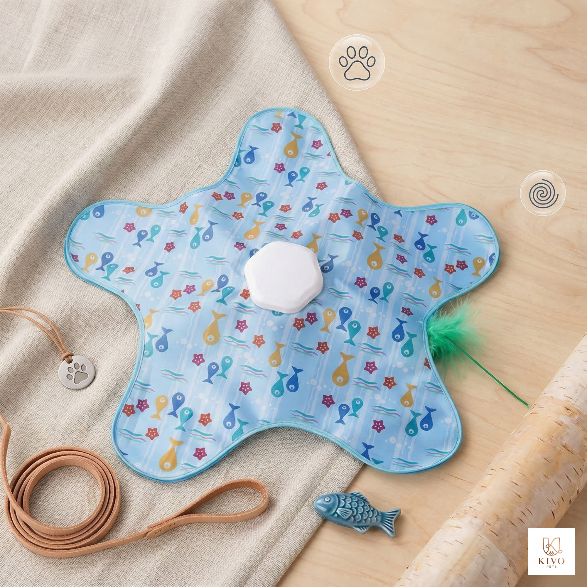 Automatic Hide-and-Seek Interactive Cat Toy