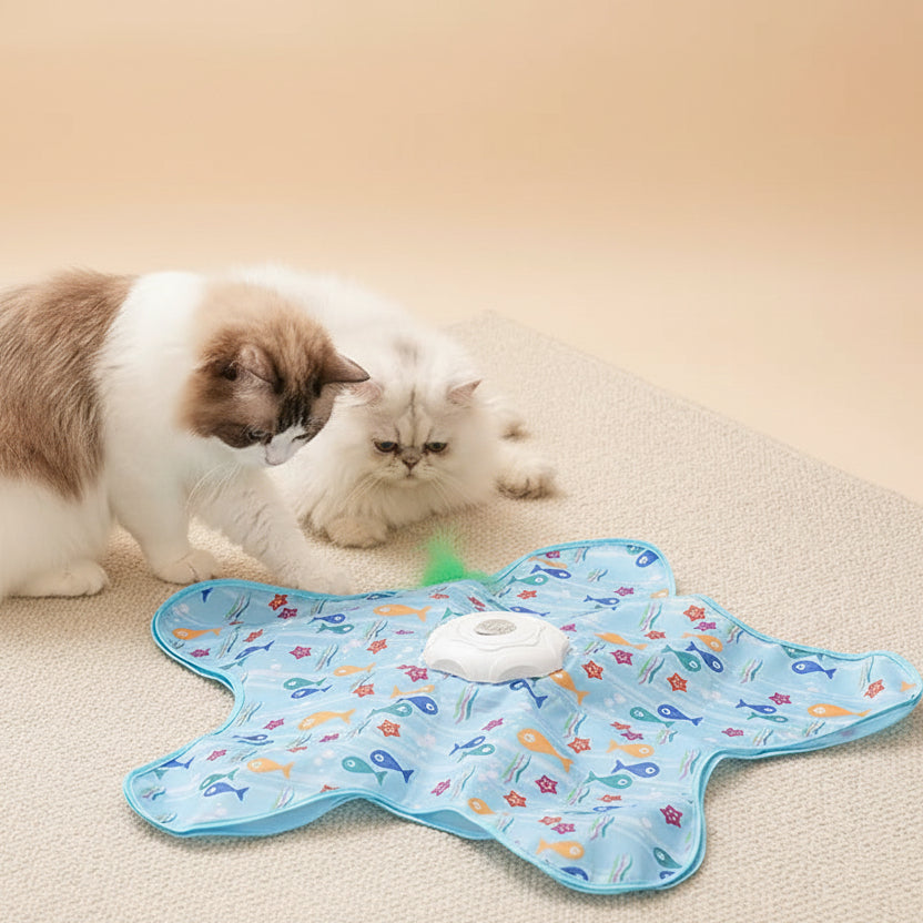 Automatic Hide-and-Seek Interactive Cat Toy